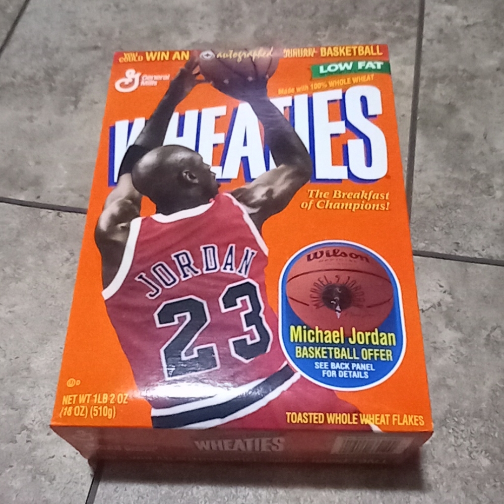 98 Unopened Jordan Wheaties Box